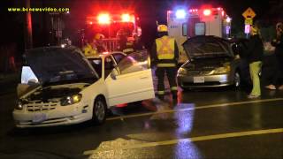 preview picture of video 'New Westminster Car Accident Sherbrooke st & Richmond st January 17 2015'