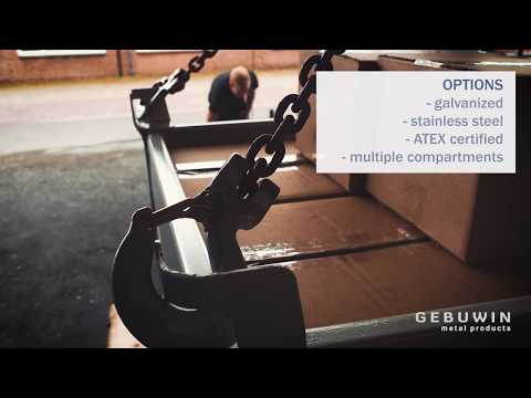 Worm gear hand winch 1500 kg - Gebuwin