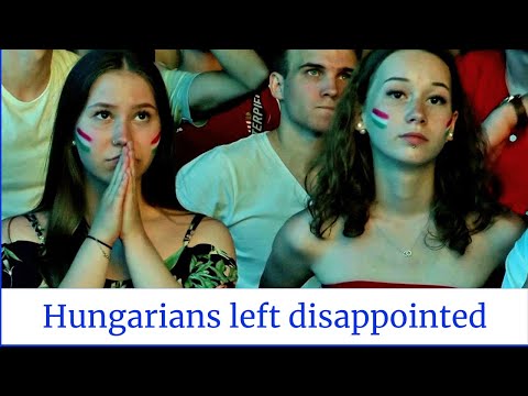 Hungary fans sad after whip-saw contest against Germany