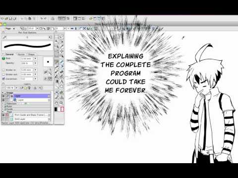 How to Draw Manga with Sen and Kai - Manga Studio Part 1