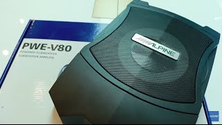 Alpine PWE-V80 Sub Box ระดับพรีเมี่ยม พลังเสียงเบสหนักเน้น ดีไซด์สวย กระทัดรัด