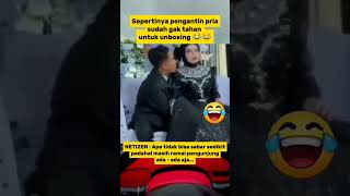 Download lagu Pengantin pria sudah tidak tahan lagi untuk unboxing 😂 #shorts #viral #tranding #fyp mp3