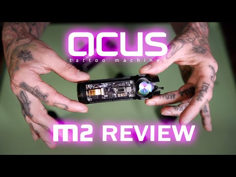 NEW ACUS M2 WIRELESS TATTOO MACHINE / UNBOXING / REVIEW