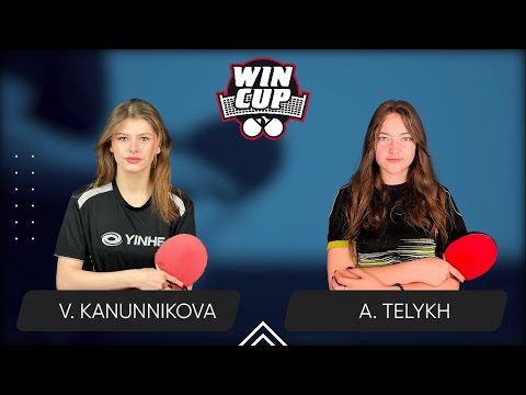 08:45 Vasylysa Kanunnikova - Anastasiia Telykh West 2 WIN CUP 12.01.2024 | TABLE TENNIS WINCUP