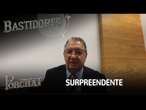 EXCLUSIVO! Caçulinha se surpreende com Fábio Porchat