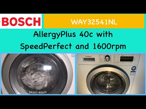 Bosch HomeProfessional WAY32541NL - AllergyPlus 40 w/ SpeedPerfect (Full cycle)
