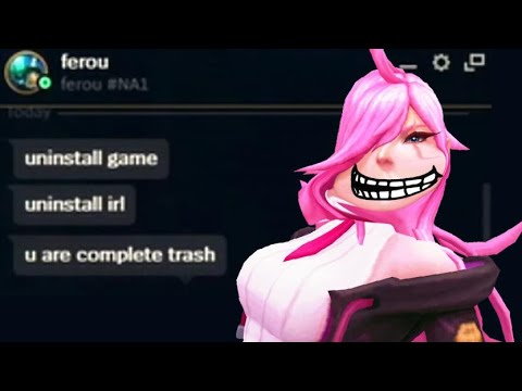 My teammate added me to flame me so I trolled him