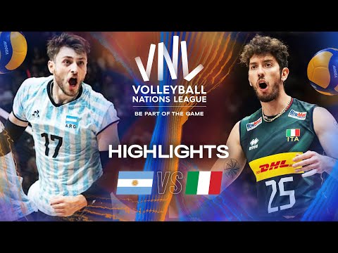 Argentina 🇦🇷 vs. Italy 🇮🇹 - Highlights | Week 1 | Men's VNL 2025
