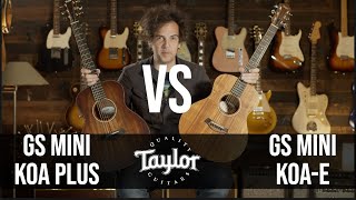 Video thumbnail for GS Mini Koa Plus VS GS Mini Koa - The Showdown by Casino Guitars