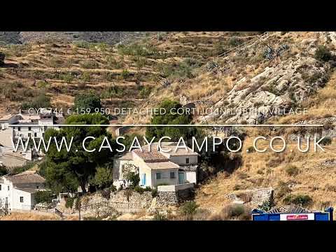 cyc744 🤩 €159,950 ❤️ Pretty Detached Renovated Character Cortijo edge of Village ~ Lubrín