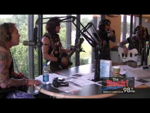 Steel Panther Live on The Johnny Dare Morning Show - 