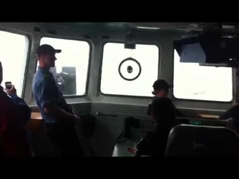 Onboard the HMCS Glace Bay