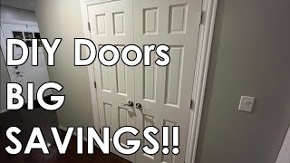 Easy and Affordable Double Closet Doors Not Prehung