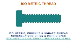ISO Metric Thread - Knuckle / Square / Nomenclature of UN & Metric