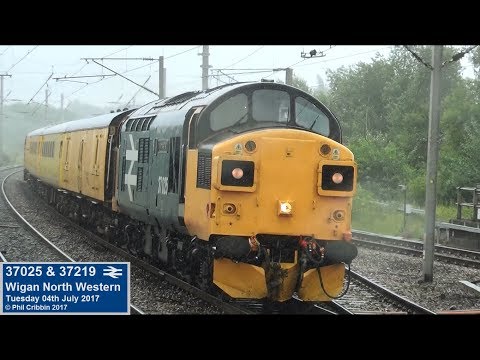 37025 & 37219 at Wigan - 04th July 2017