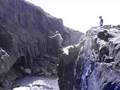 Hoppa Niður Foss í Andarkílsvirkjun