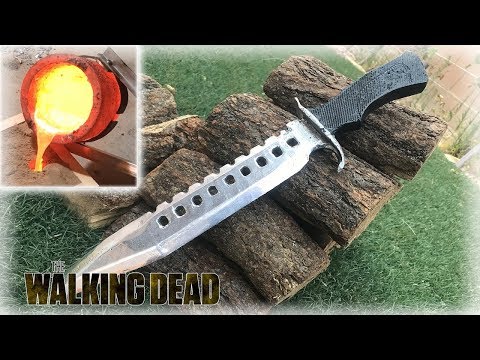Aluminum Casting Negan's Bowie Knife From The Walking Dead!