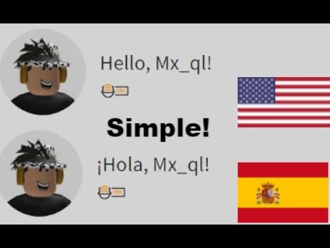 How to change Language on Roblox! - YouTube