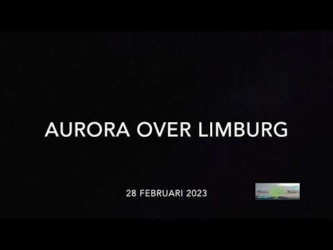 Noorderlicht boven Limburg