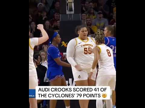 Audi Crooks’ 4th career 40-point game 🔥