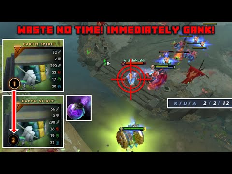 Earth Spirit Early Game Commentary: Roam ASAP (Easy.zd)