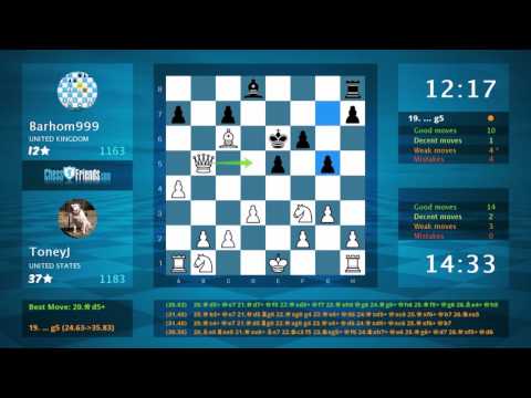 Chess Game Analysis: ToneyJ - Barhom999 : 1-0 (By ChessFriends.com)