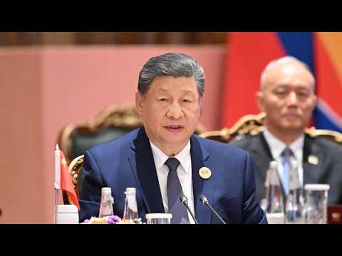 President Xi Jinping delivers a speech at Session II of the 18th BRICS Summit