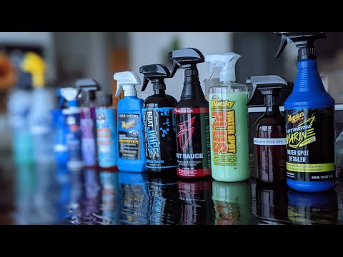 Best Water Spot Remover for Boats REAL Test  on a Black Boat! The Hard Water Spot Cleaner Comparison