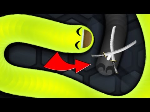 Slither.io - New Invisible Ninja Skin w/ Ninja Blade - Slitherio Epic Plays