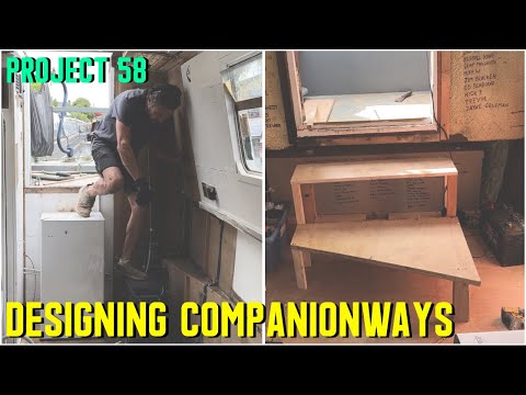 455. Working out COMPANIONWAYS (steps) into a NARROWBOAT