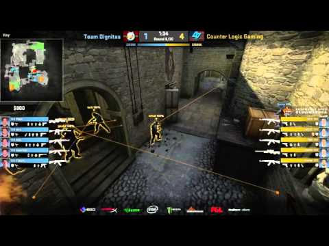 Aizy 3k with Deagle on force buy vs CLG