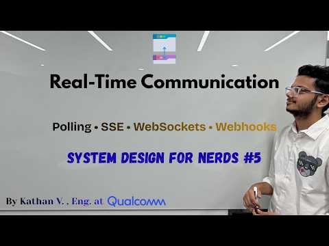 Video: Polling vs WebSockets vs SSE vs Webhooks, when to use each communication pattern