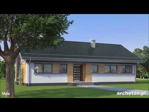 Projekt domu Mela - archeton.pl
