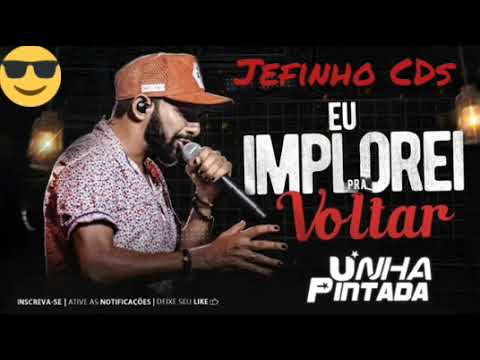 EU IMPLOREI PRA VOLTAR - UNHA PINTADA - MÚSICA NOVA - JEFINHO CDS