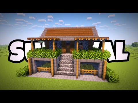 EPIC 2 Player Survival House Tutorial in Minecraft 1.20!