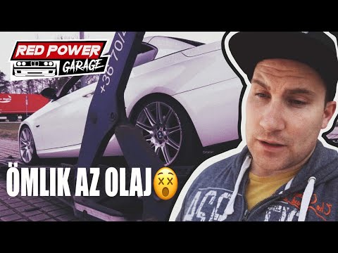 MIÉRT FOLYIK AZ OLAJ?😅 | 3L OLAJ / 900KM?😱 | BMW E93 330D |  RE |  #vörösjenő #redpowergarage