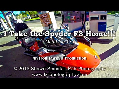 I Take the New Spyder F3 Home!!! | MotoVlog 133