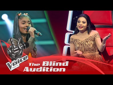 Samidi Subara | Anganawo (අංගනාවෝ) | Blind Auditions | The Voice Teens Sri Lanka