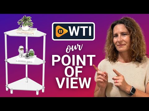 Eglaf Acrylic Corner Side Table - 3 Tier Triangle End Table - Small Side Table for Living Room - WTI product video review