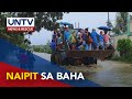 Ilang Residente Sa Catanuan Quezon Isinakay Sa Payloader Para Makatawid Sa Baha
