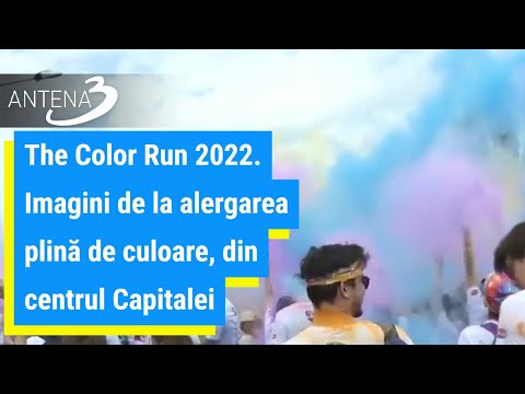 The Color Run 2022. Imagini de la alergarea plină de culoare, din centrul Capitalei