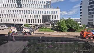 Vilnius, Kareiviu gatvės 11 Kiemo rekonstrukcija, Parkingo Dangos keitimas