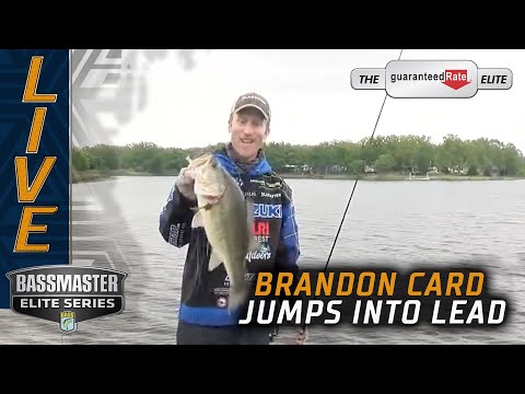 Brandon Card jumps into the lead with 6 pounder