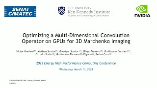 Download the video "Technical Talk: Optimizing a Multi-Dimensional Convolution Operator on GPUs for 3D Marchenko Imaging"