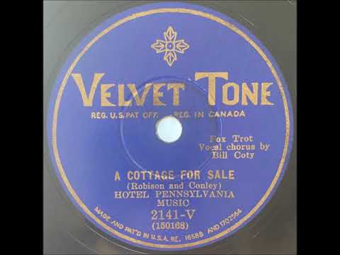 Jack Albin And His Hotel Pennsylvania Music "A Cottage For Sale" 1930 Society Dance Band 78 RPM