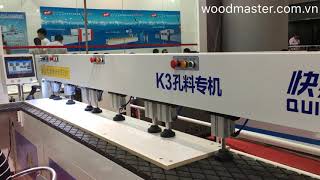 Máy khoan cnc khoan ván MFC MDF LAMINATE cực nhanh