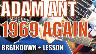 Adam Ant - 1969 Again - Guitar Tutorial