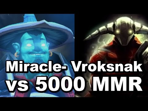 Miracle- Storm Vroksnak Sven vs 5000 MMR Players Dota 2