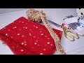 दुल्हन दुपट्टा Beautiful Bridal Dupatta Making Designer Boutique Style Dup