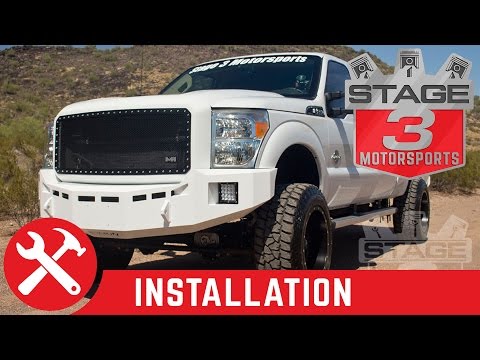 2011-2014 F-250 F-350 Super Duty Fusion Front Off Road Bumper Install